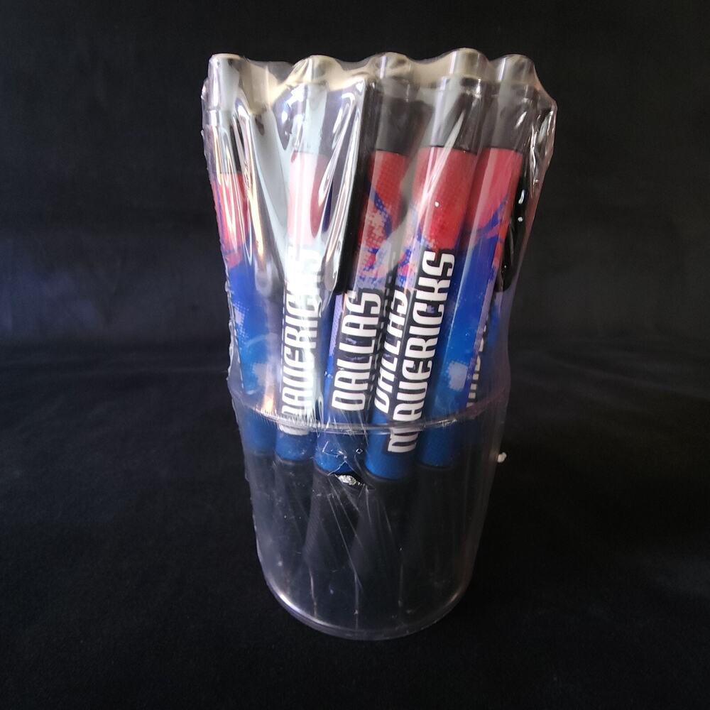 NBA Basketball Team Dallas Mavericks Lot of 28 Click Pens Black Ink Licensed New